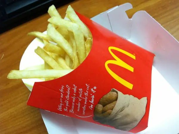 1600px McDonalds Medium Size French Fries