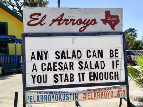 funny el arroyo restaurant signs texas 54 592eb0ff39aad 700