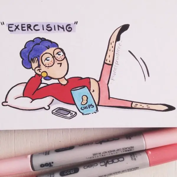 28 Hilarious Illustrations About Women s Everyday Problems 13