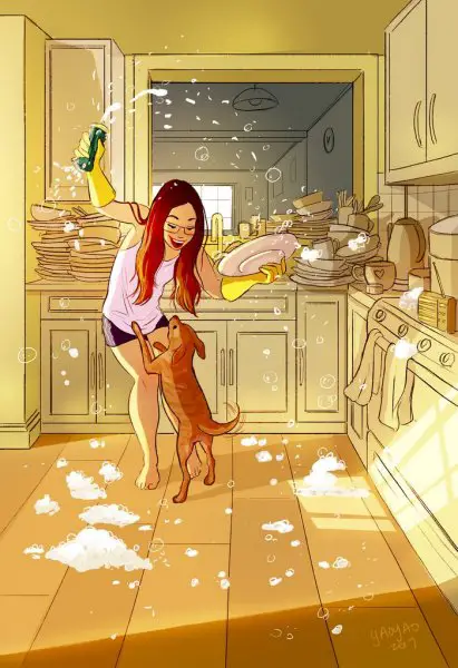 happiness living alone illustrations yaoyao ma van as 58 59914f566a868 700 1