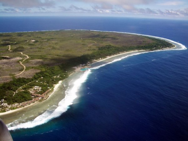 View of east of Nauru