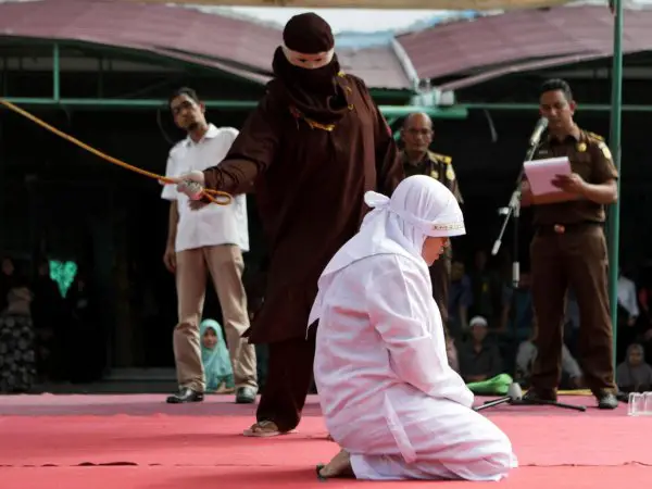 aceh caning