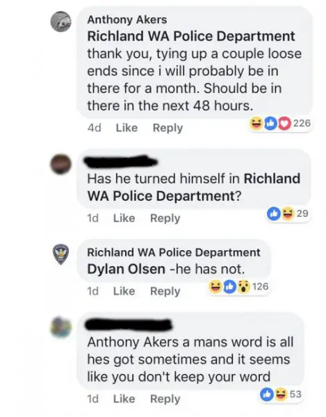 guy hilariously turns himself in to his own wanted post on facebook 2 508x650