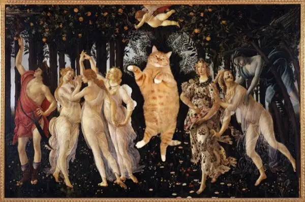 cats11 “La Primavera” by Sandro Botticelli