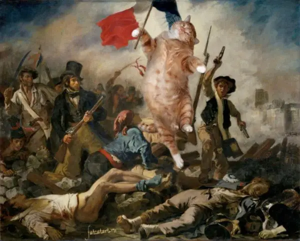cats20 “Liberty Leading the People” by Eugene Delacroix