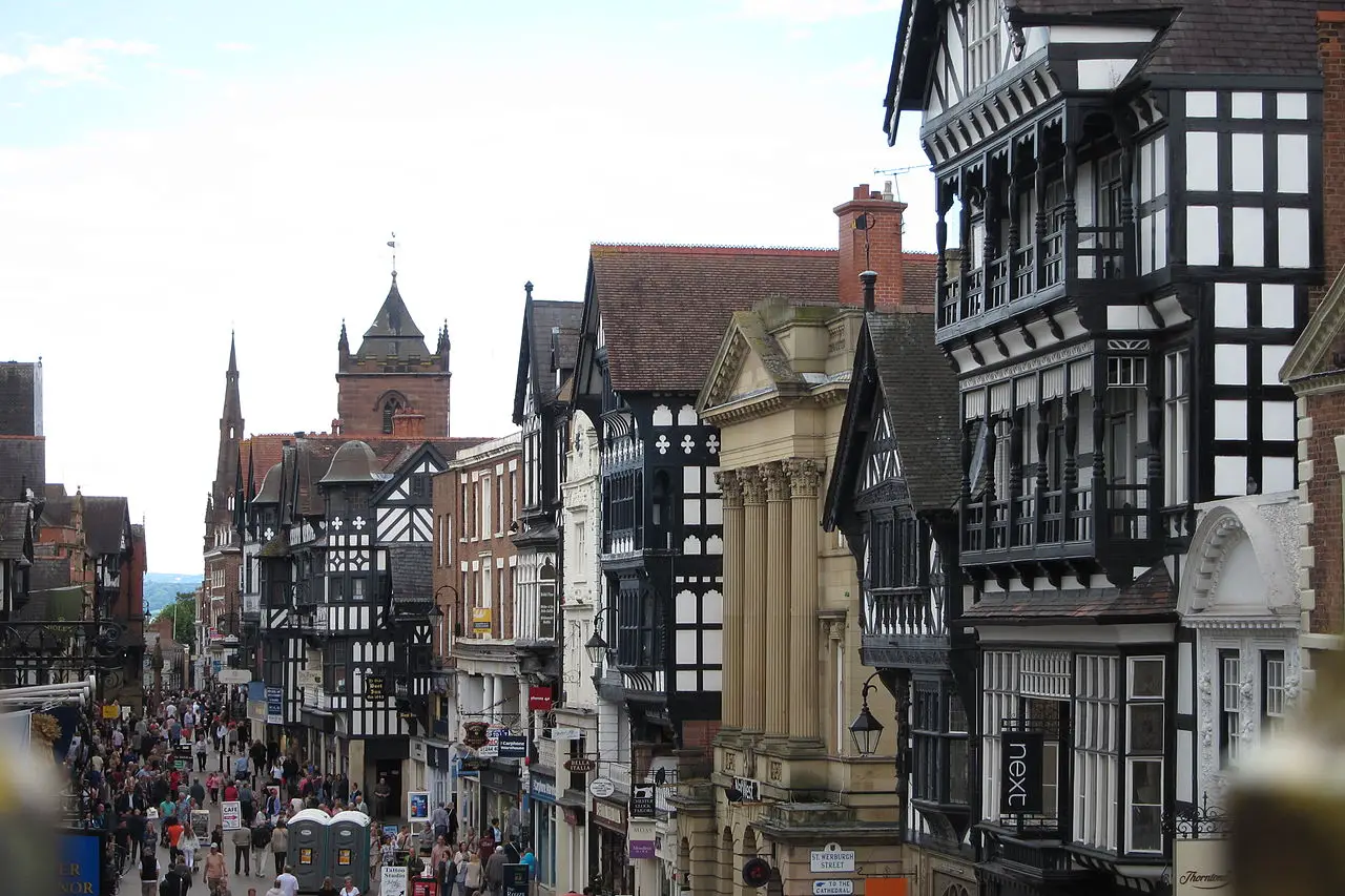 Eastgate Street from the City Wall