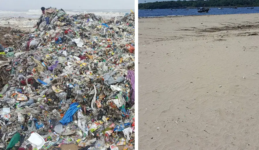 versova beach cleanup