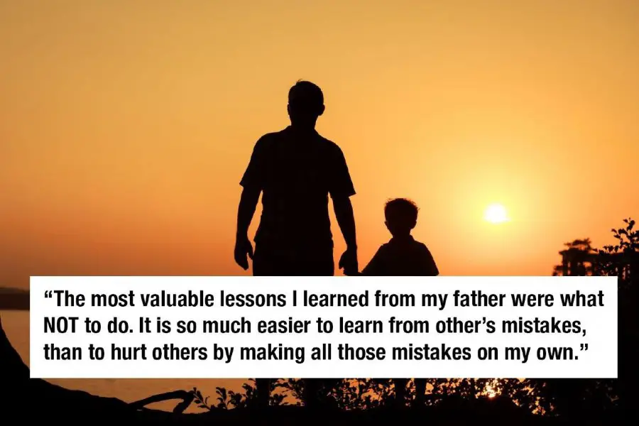 Father Son Lessons Learned In Life