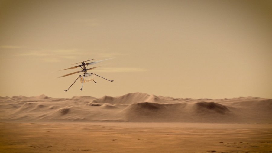 Mars Helicopter Flying