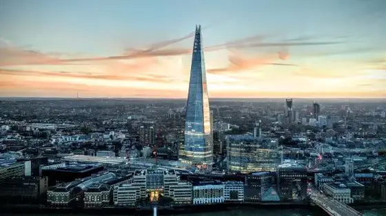 The Shard at sunset Unsplash